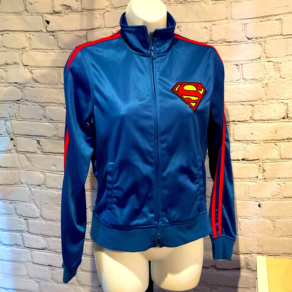Superman DC comics jacket sz med youth - Picture 2 of 10